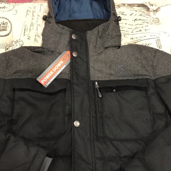 🎁 Free Country Herringbone Front Zip Hooded Coat - Picture 7 of 9